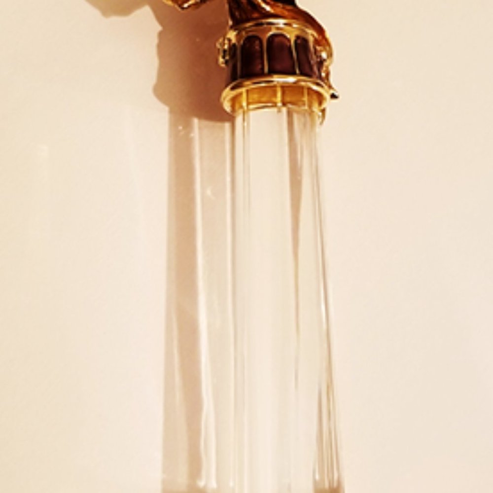 Crystal and Gold Stand, Vintage